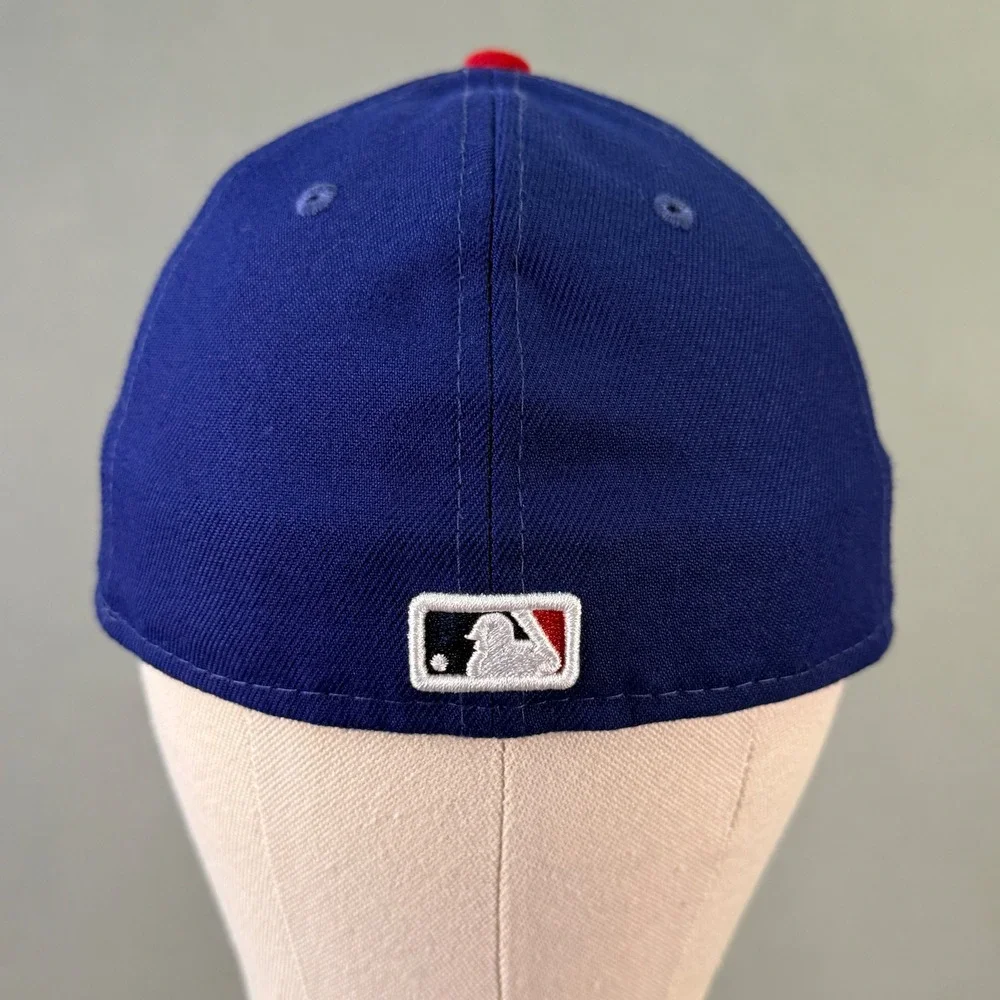 New Era 59FIFTY Low Profile Philadelphia Phillies Hat Blue Red Size 7
